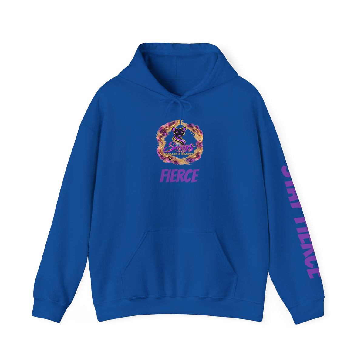 Sassys Soft Heart Fierce Spirit | Personalized Back-Print Hoodie