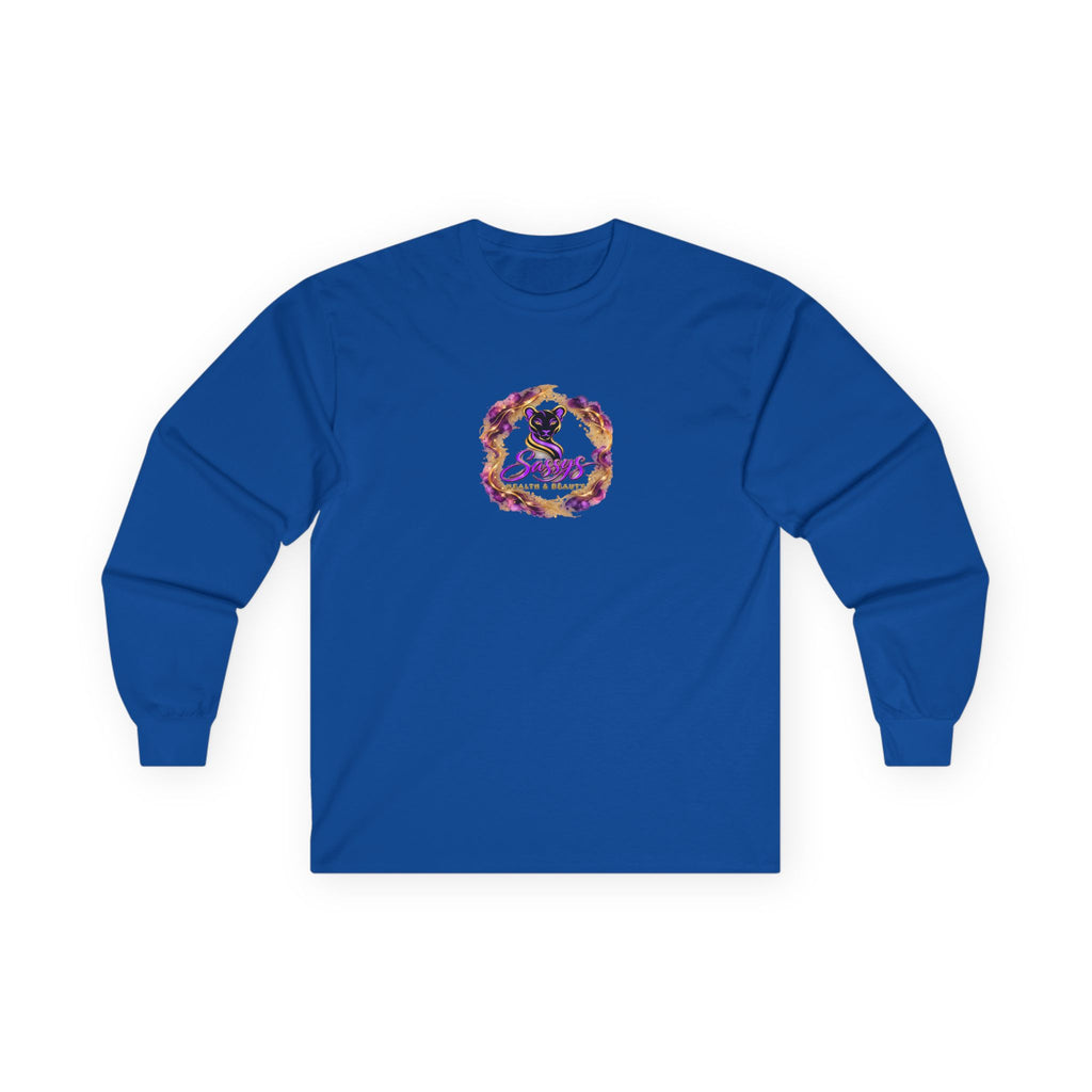 Sassys Butterfly Sparkle | Personalized Long-Sleeve Tee