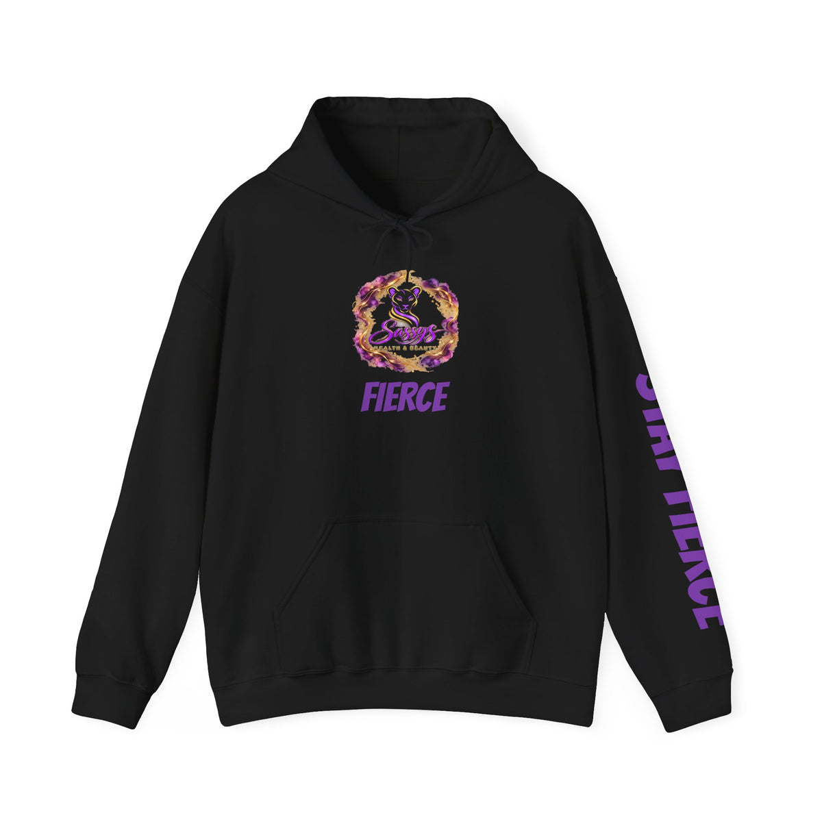 Sassys Becoming Her For Me | Personalized Back-Print Hoodie