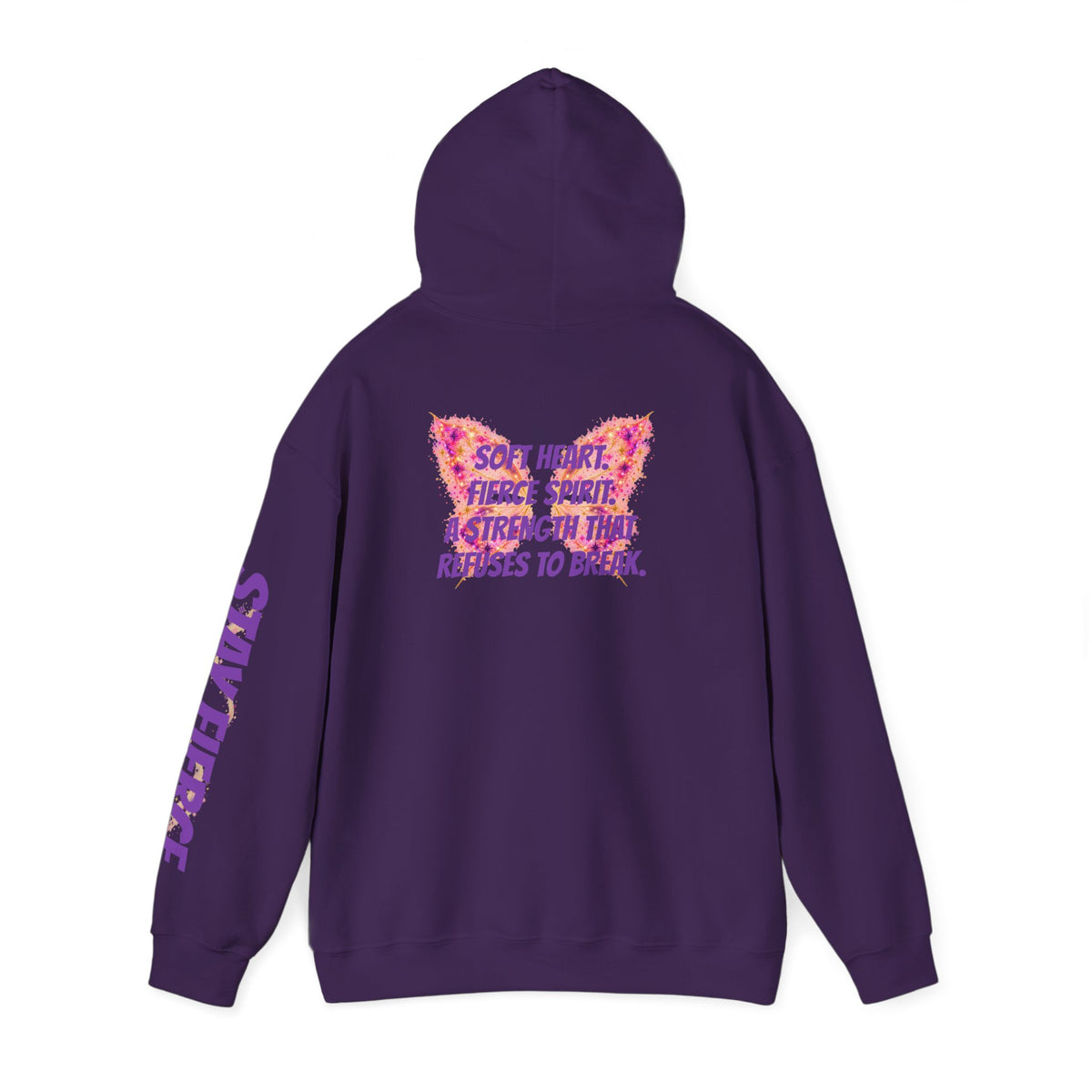 Sassys Butterfly Sparkle | Personalized Cotton-Blend Hoodie