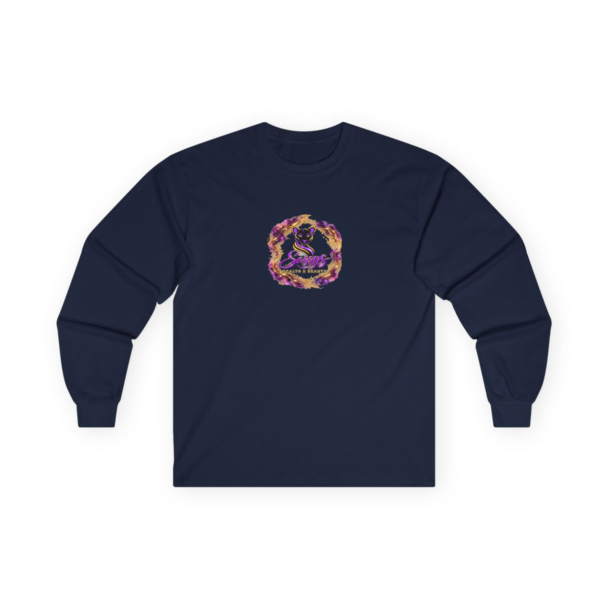 Sassys Butterfly Sparkle | Personalized Long-Sleeve Tee