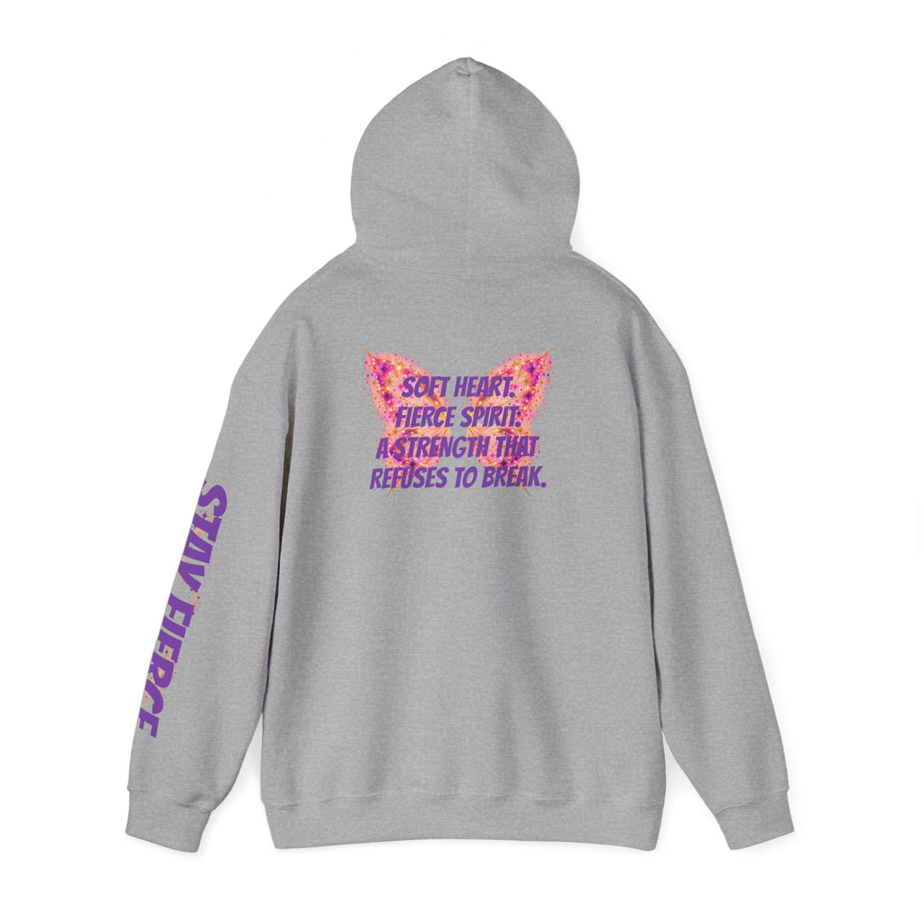 Sassys Butterfly Sparkle | Personalized Cotton-Blend Hoodie
