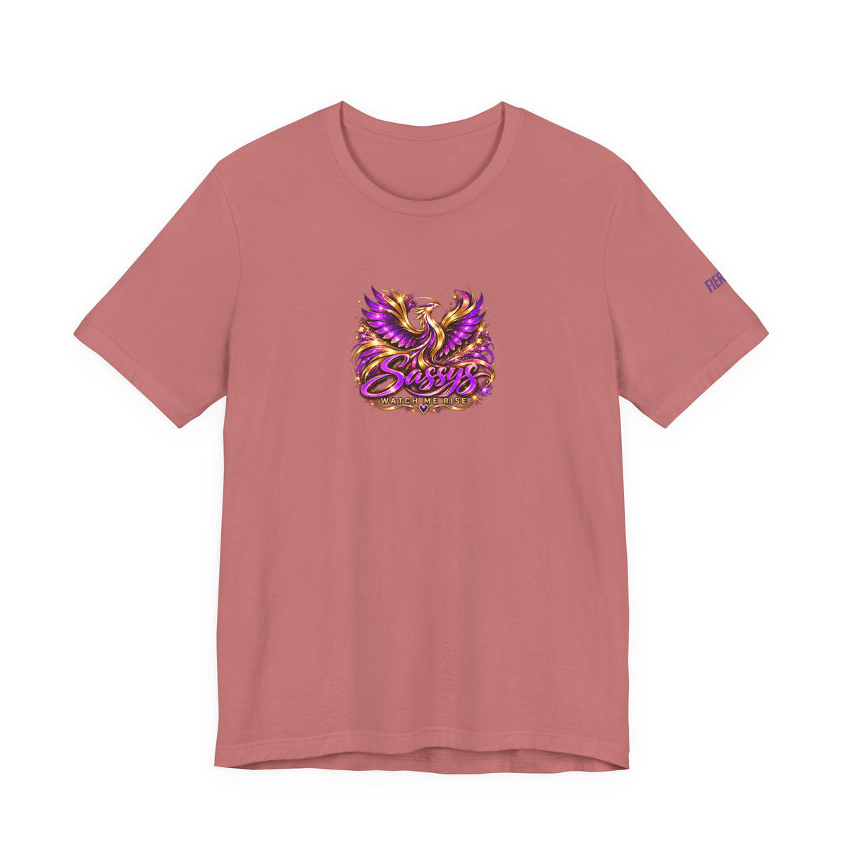 Sassys Watch Me Rise Phoenix | Personalized Chest-Print Tee