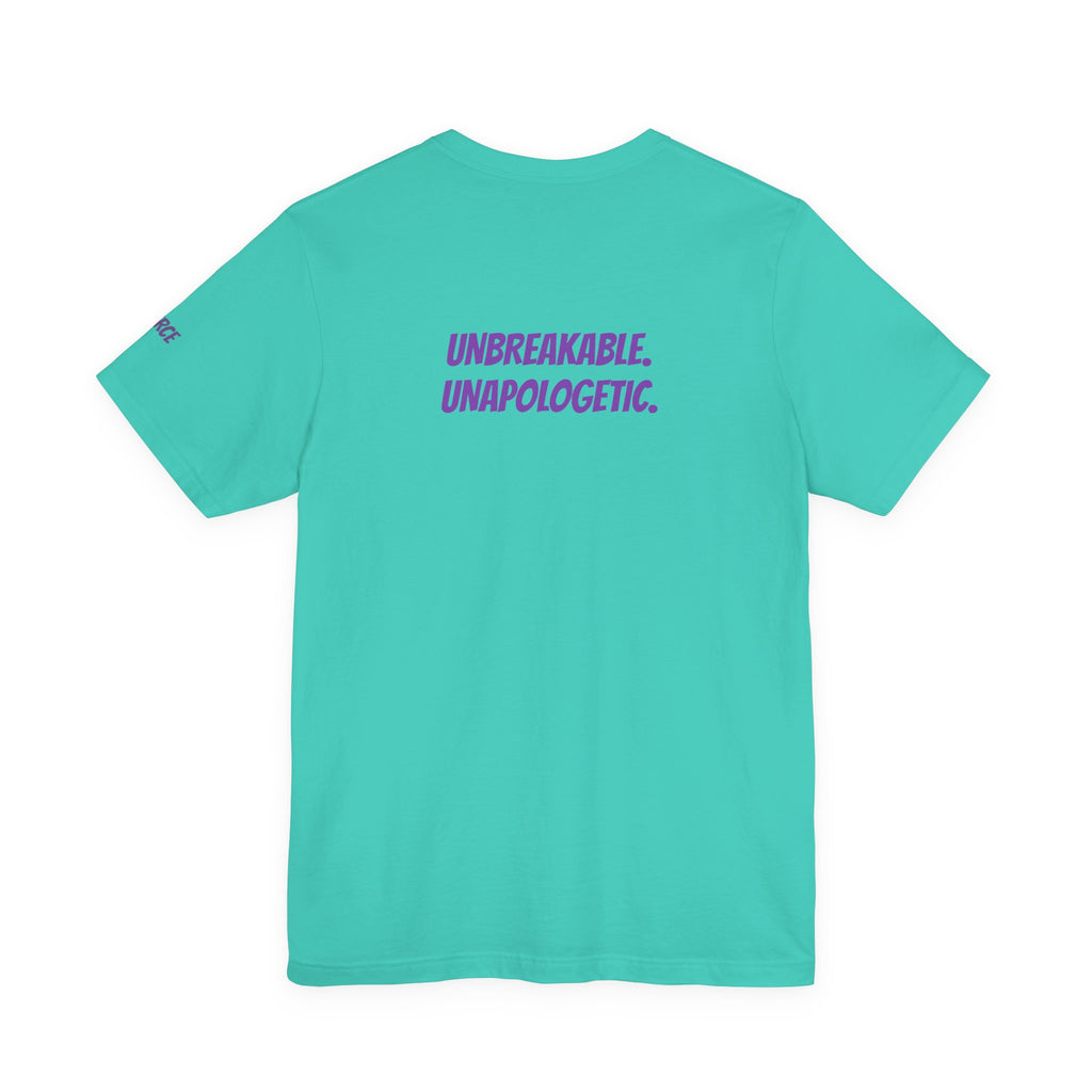 Sassys Unbreakable Unapologetic | Personalized Back-Print T-Shirt