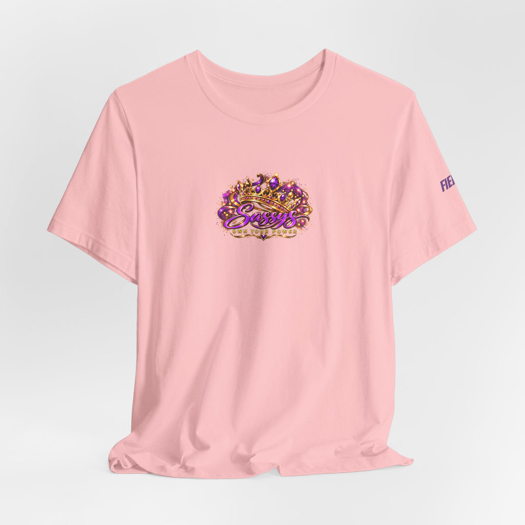 Sassys Own Your Power Crown | Personalized Chest-Print Tee