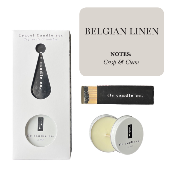 TLC Soy Travel Candle & Matches