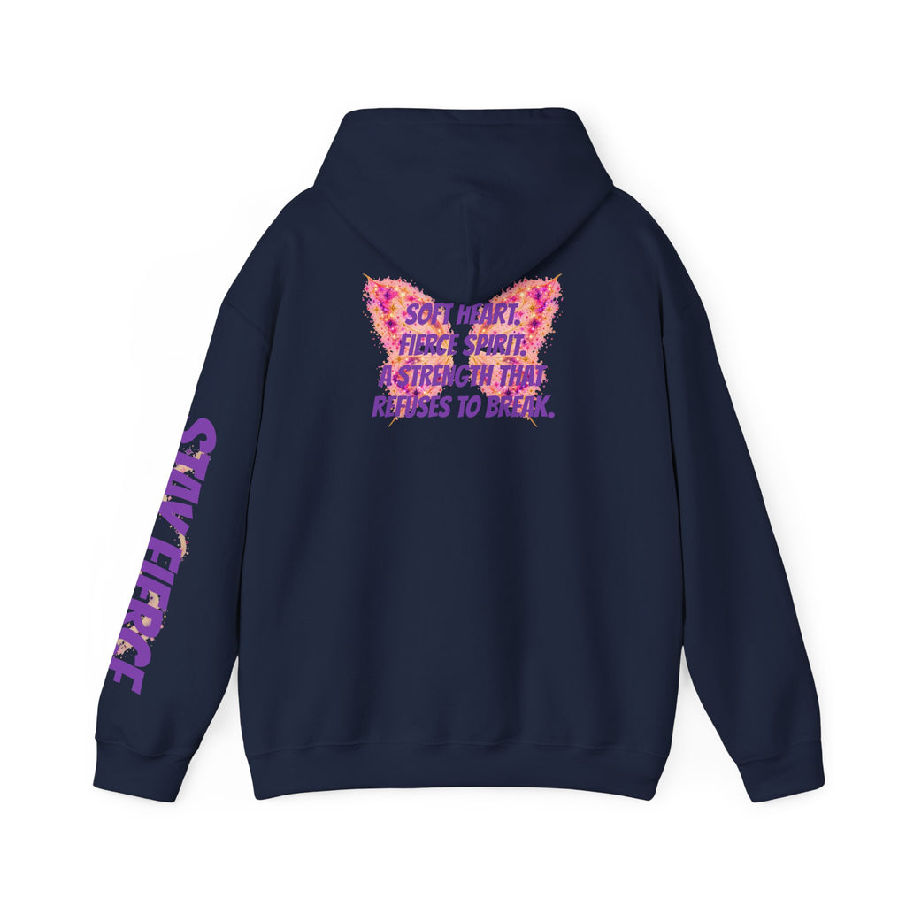 Sassys Butterfly Sparkle | Personalized Cotton-Blend Hoodie