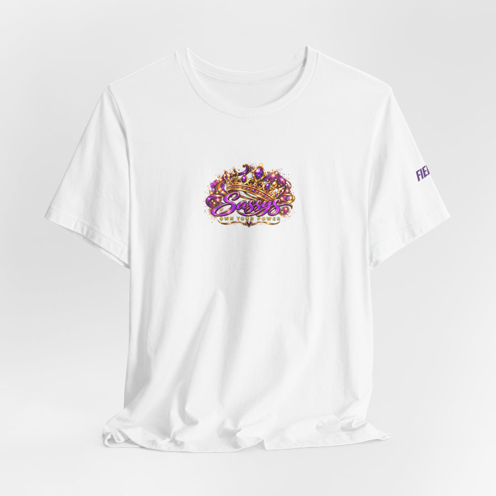 Sassys Own Your Power Crown | Personalized Chest-Print Tee