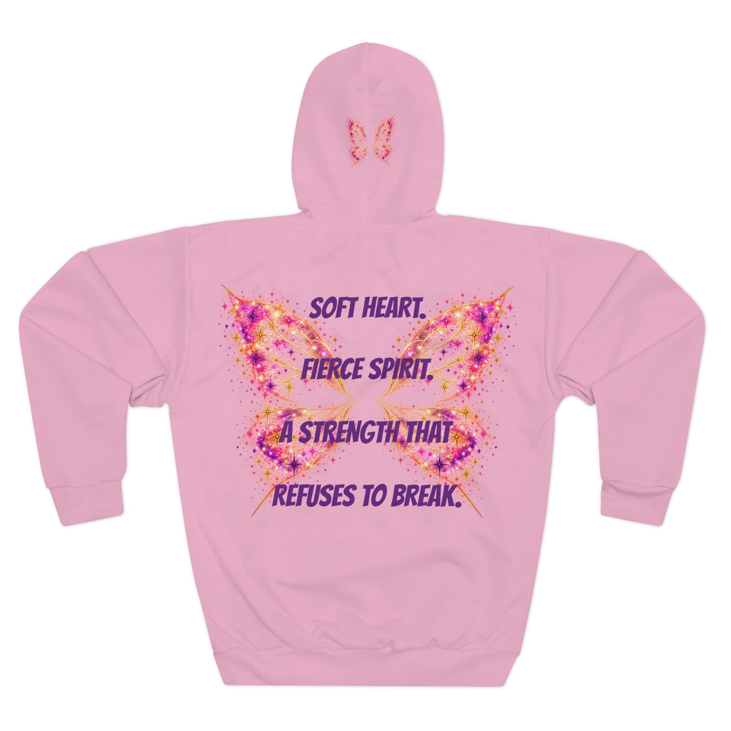 Sassys Butterfly Sparkle | Personalized All-Over-Print Hoodie