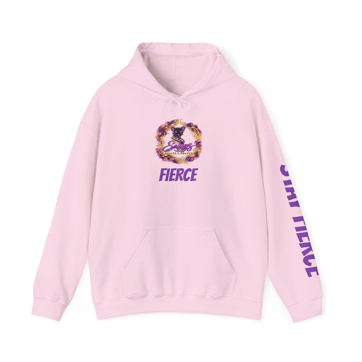 Sassys Becoming Her For Me | Personalized Back-Print Hoodie