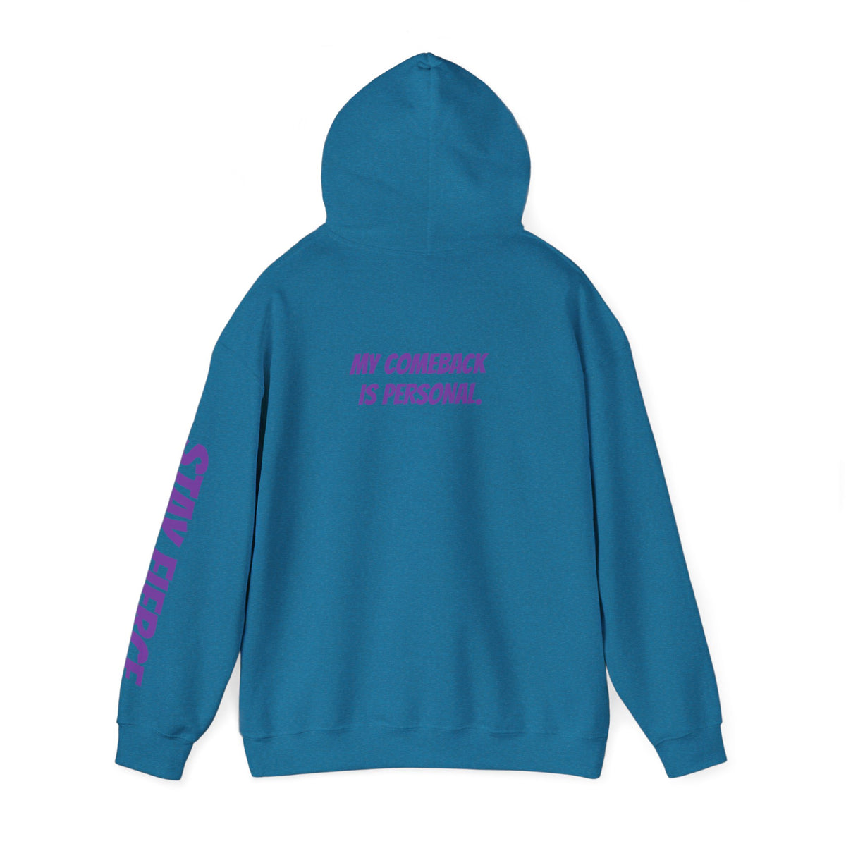 Sassys My Comeback Is Personal | Personalized Back-Print Hoodie