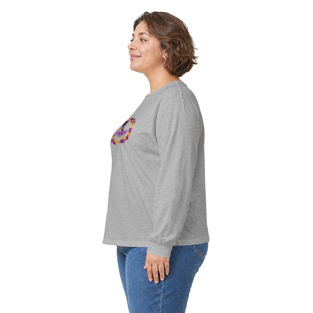 Sassys Butterfly Sparkle | Personalized Long-Sleeve Tee