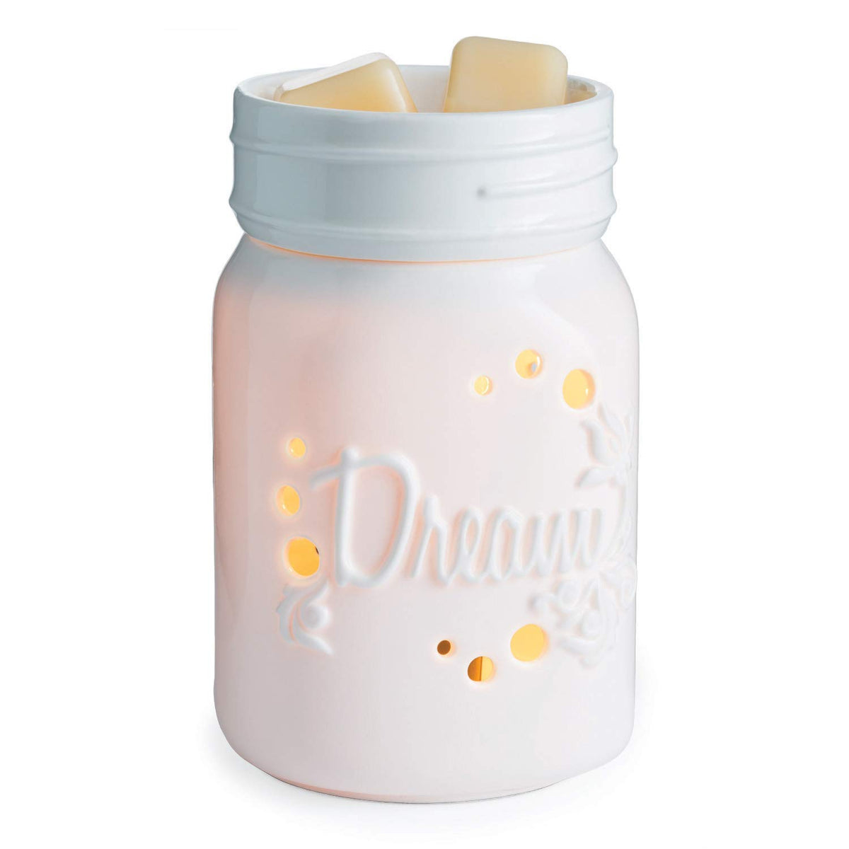Candle Warmers Etc. · White Mason Jar Wax Warmer