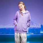 Purple Zip-Up Hoodie