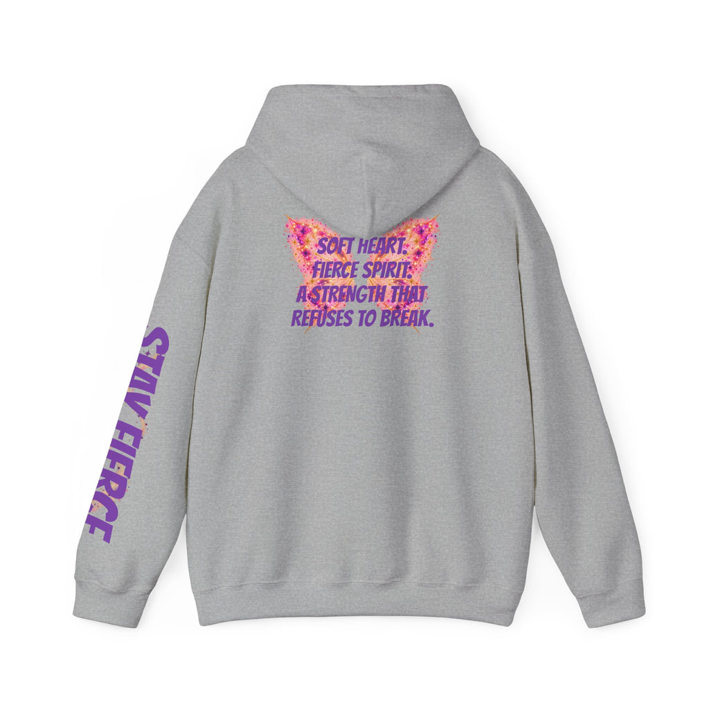 Sassys Butterfly Sparkle | Personalized Cotton-Blend Hoodie