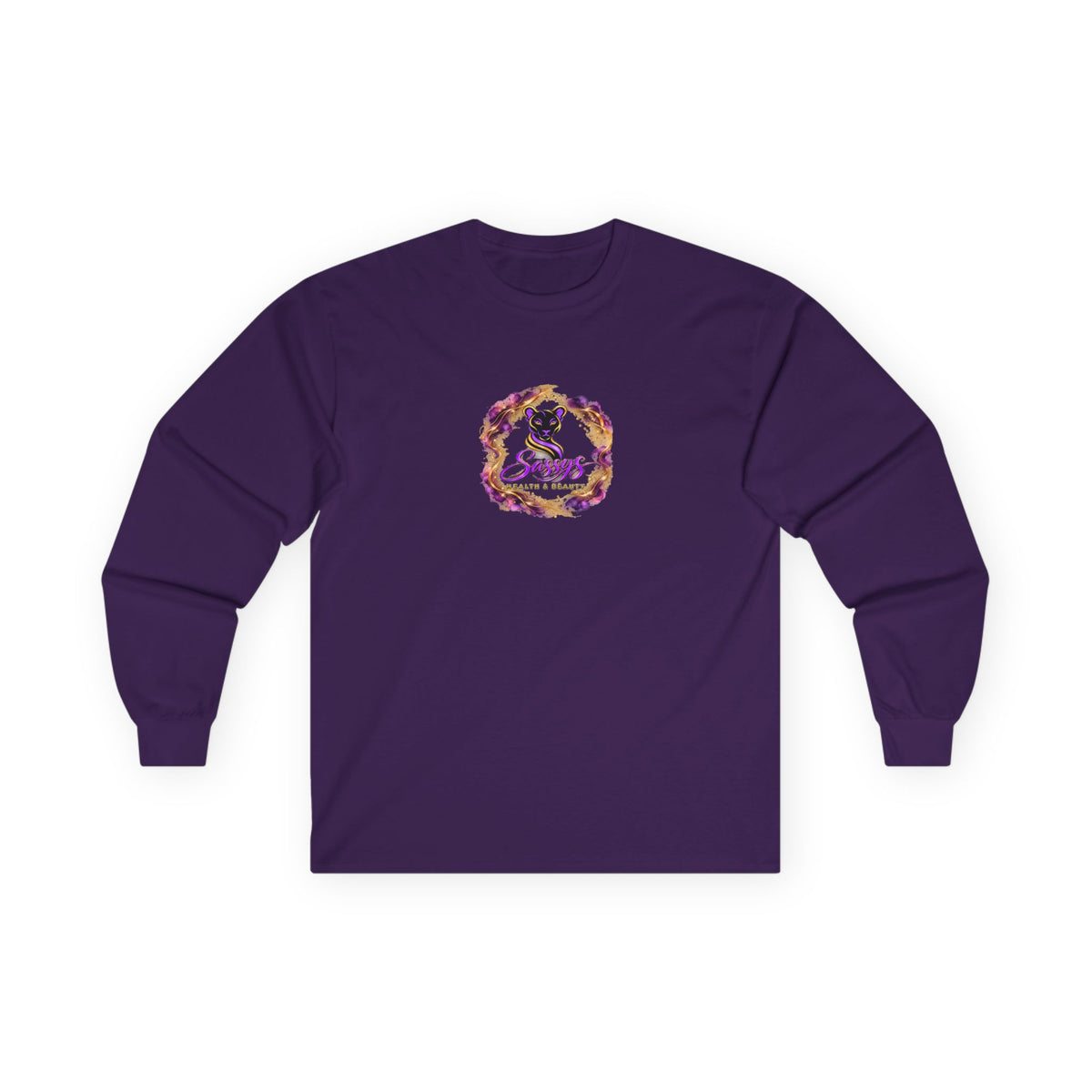 Sassys Butterfly Sparkle | Personalized Long-Sleeve Tee