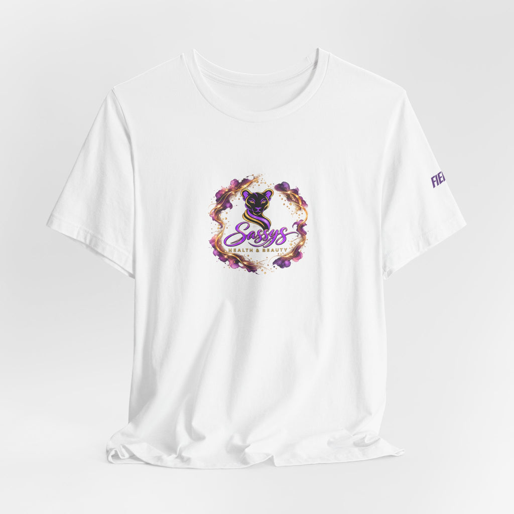Sassys Butterfly Sparkle | Personalized Back-Print T-Shirt