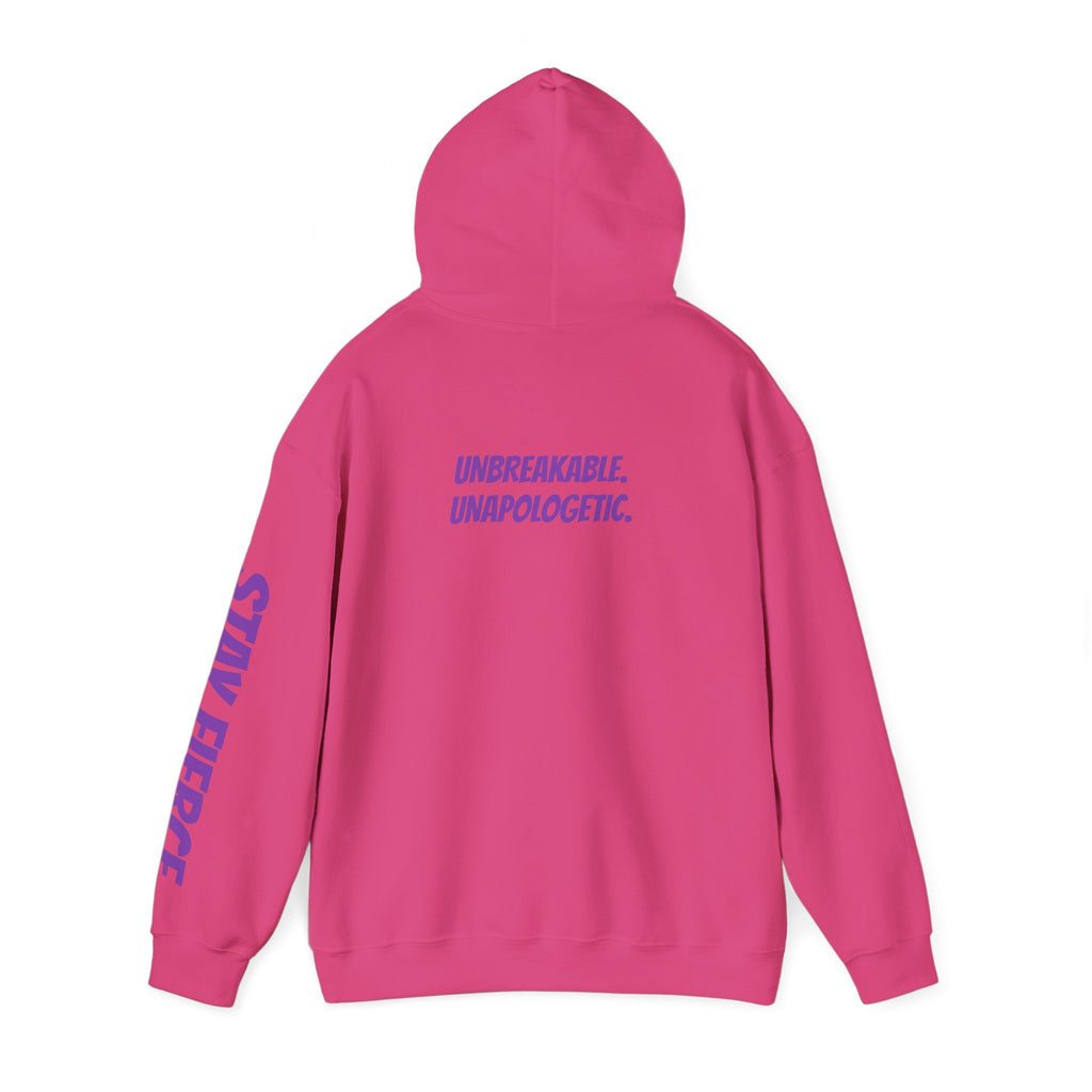 Sassys Unbreakable Unapologetic | Personalized Back-Print Hoodie