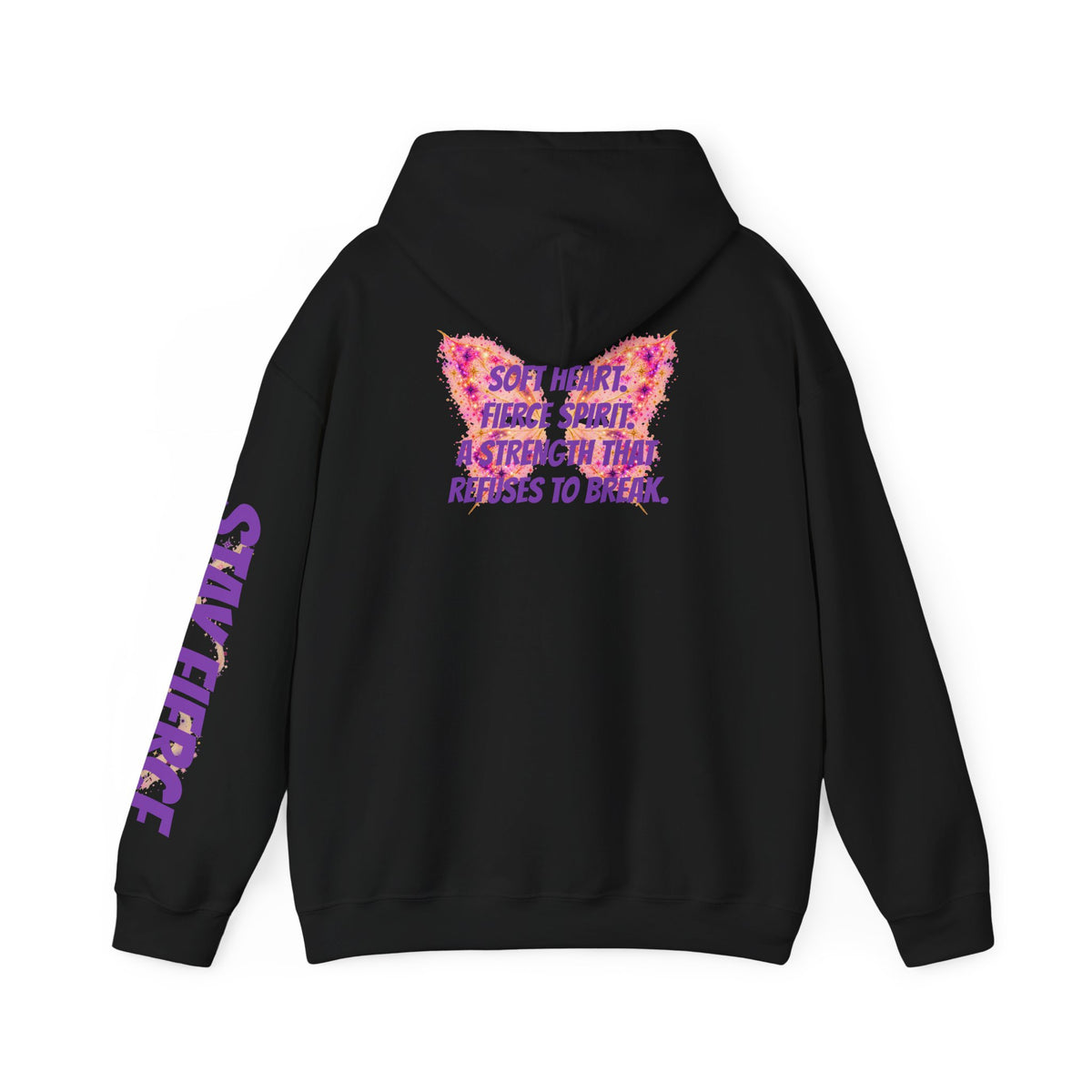 Sassys Butterfly Sparkle | Personalized Cotton-Blend Hoodie