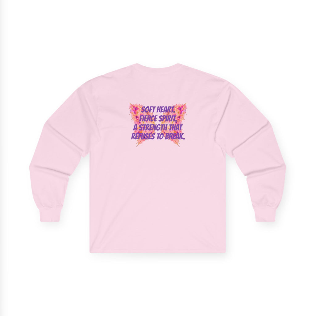 Sassys Butterfly Sparkle | Personalized Long-Sleeve Tee