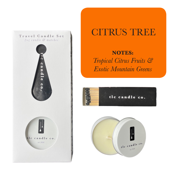 TLC Soy Travel Candle & Matches
