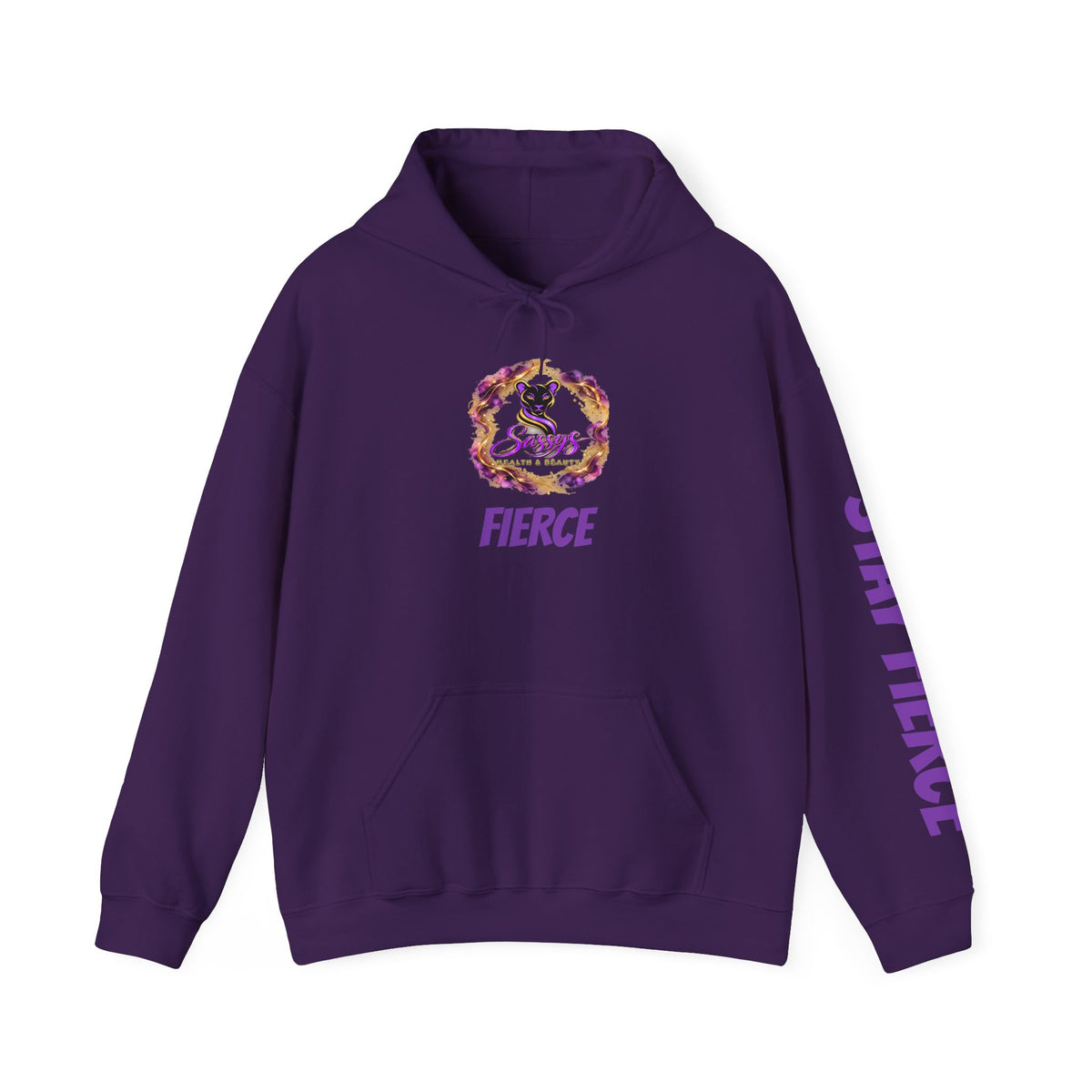 Sassys Not Yours to Manage | Personalized Back-Print Hoodie