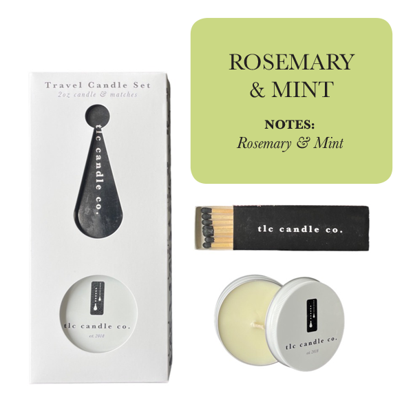 TLC Soy Travel Candle & Matches