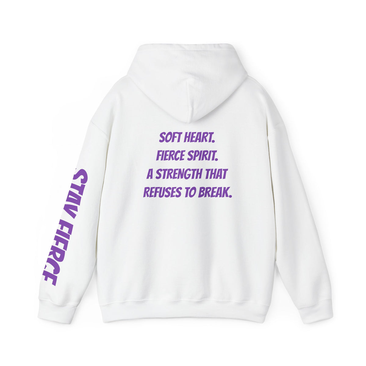 Sassys Soft Heart Fierce Spirit | Personalized Back-Print Hoodie