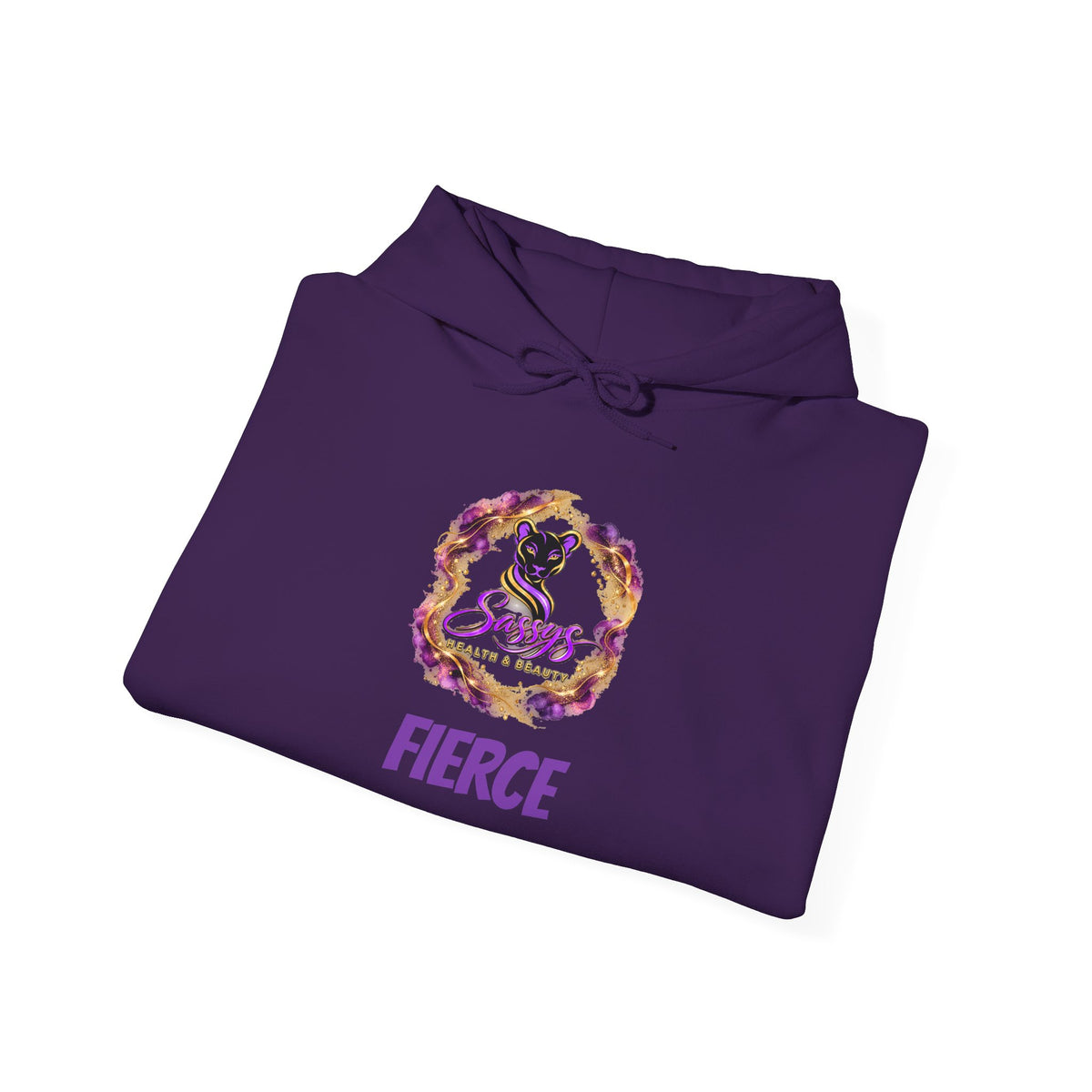 Sassys A Little Sass A Lot of Strength | Personalized Back-Print Hoodie