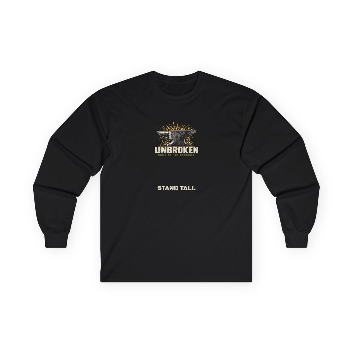 UNBROKEN Forged | Built by the Struggle Personalized Long-Sleeve Tee