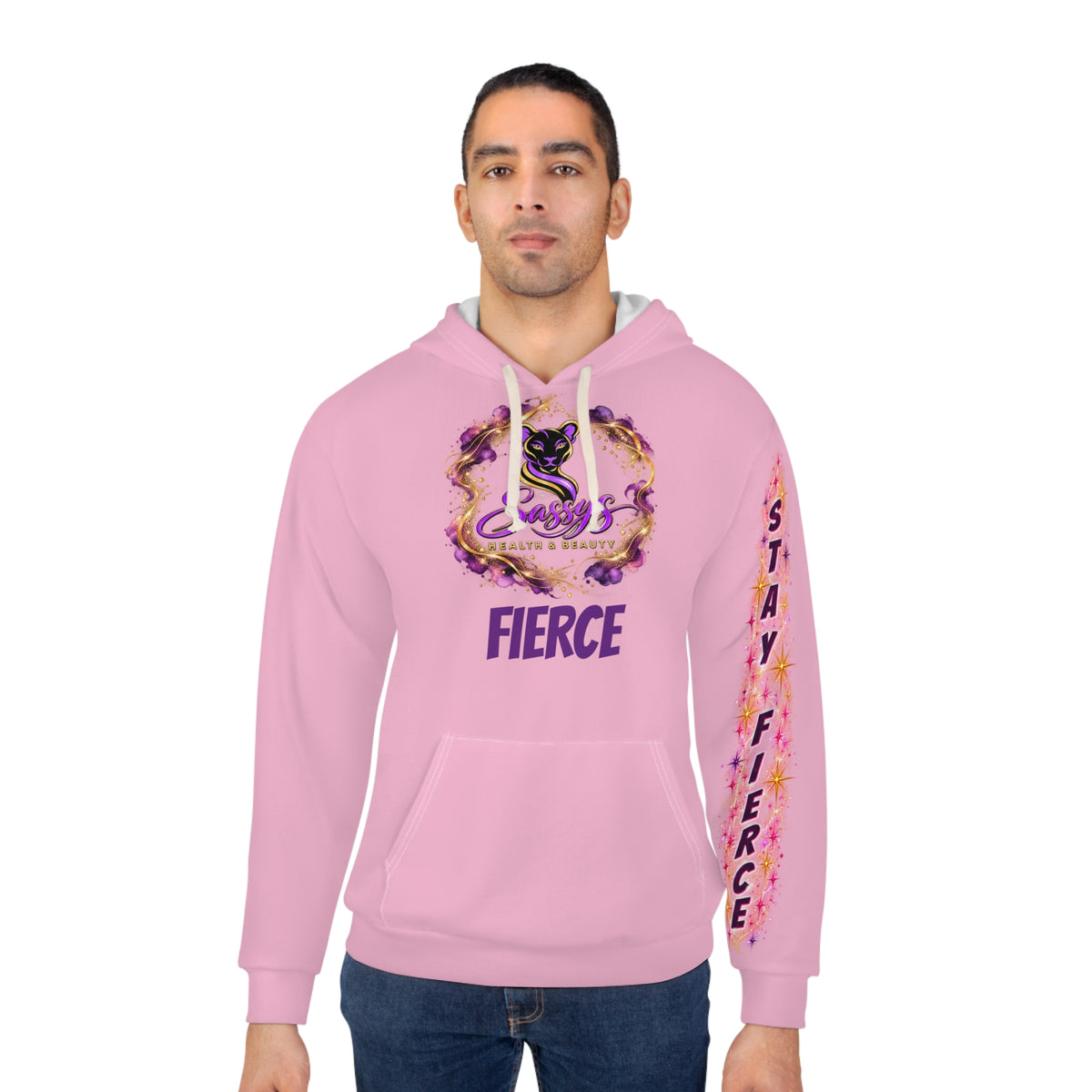 Sassys Butterfly Sparkle | Personalized All-Over-Print Hoodie