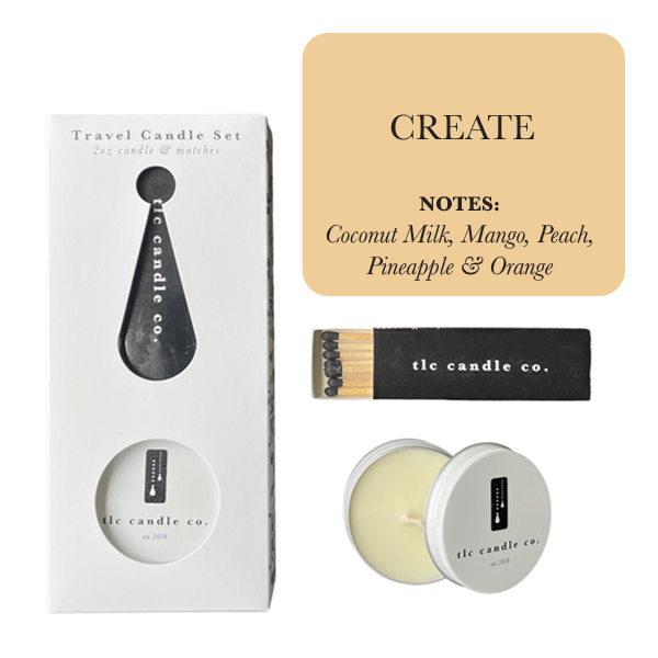 TLC Soy Travel Candle & Matches
