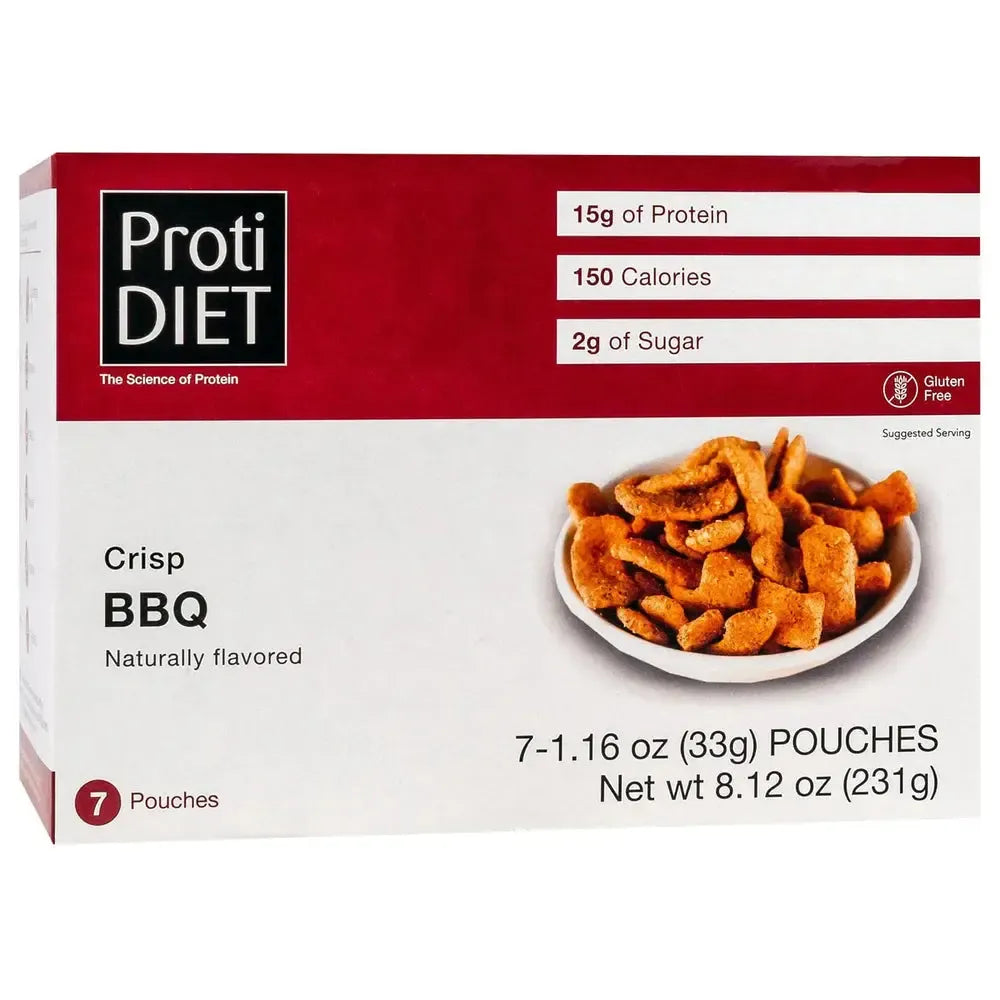ProtiDiet BBQ Protein Crisps · 7 Pouches