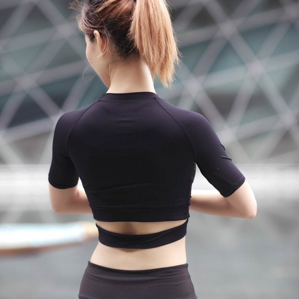 Active Cropped Workout Top