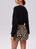 Cropped Button-Down Active Cardigan