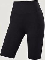 Full Size High-Waisted Seamless Compression Active Shorts Plus Size