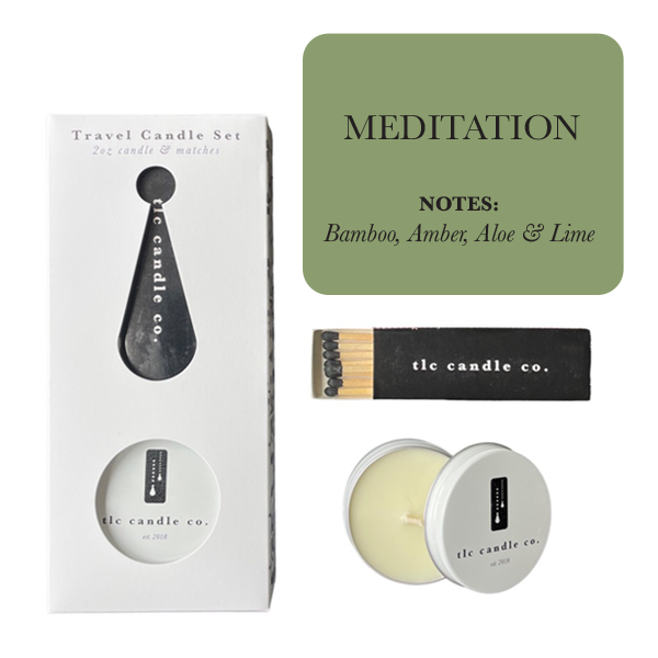 TLC Soy Travel Candle & Matches