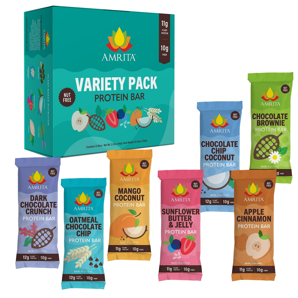 Amrita High Protein Bars · 12-Bar Variety Pack
