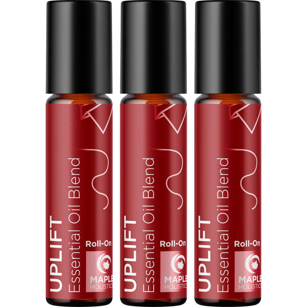Maple Holistics Uplift Essential Oil Roll-On · 3-Pack