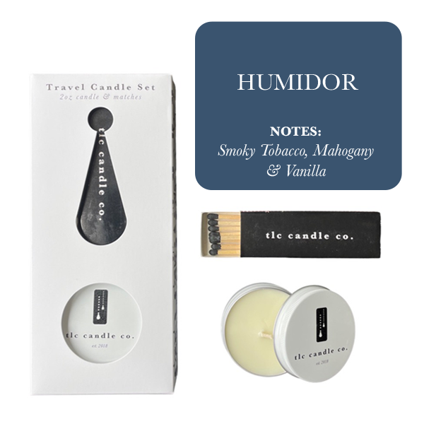 TLC Soy Travel Candle & Matches