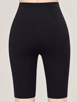 Full Size High-Waisted Seamless Compression Active Shorts Plus Size