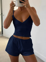 V-Neck Cami and Shorts Set