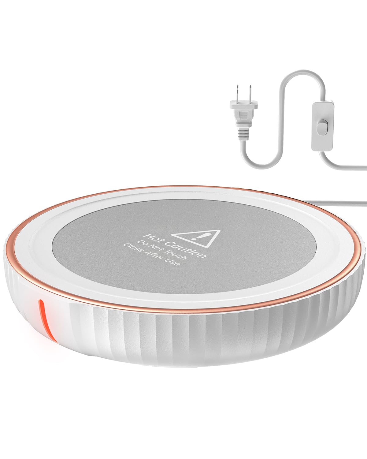House Gem Candle Warmer Plate · White