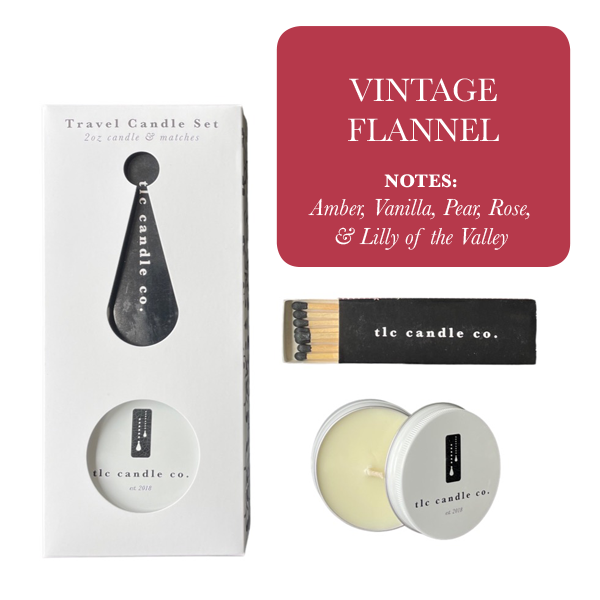 TLC Soy Travel Candle & Matches
