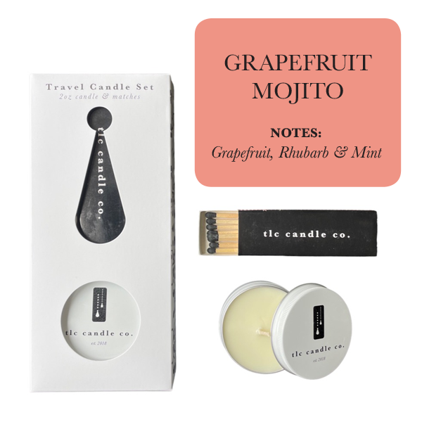 TLC Soy Travel Candle & Matches