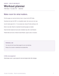 Move at Your Pace · Workout Planner | Printable & Fillable PDF